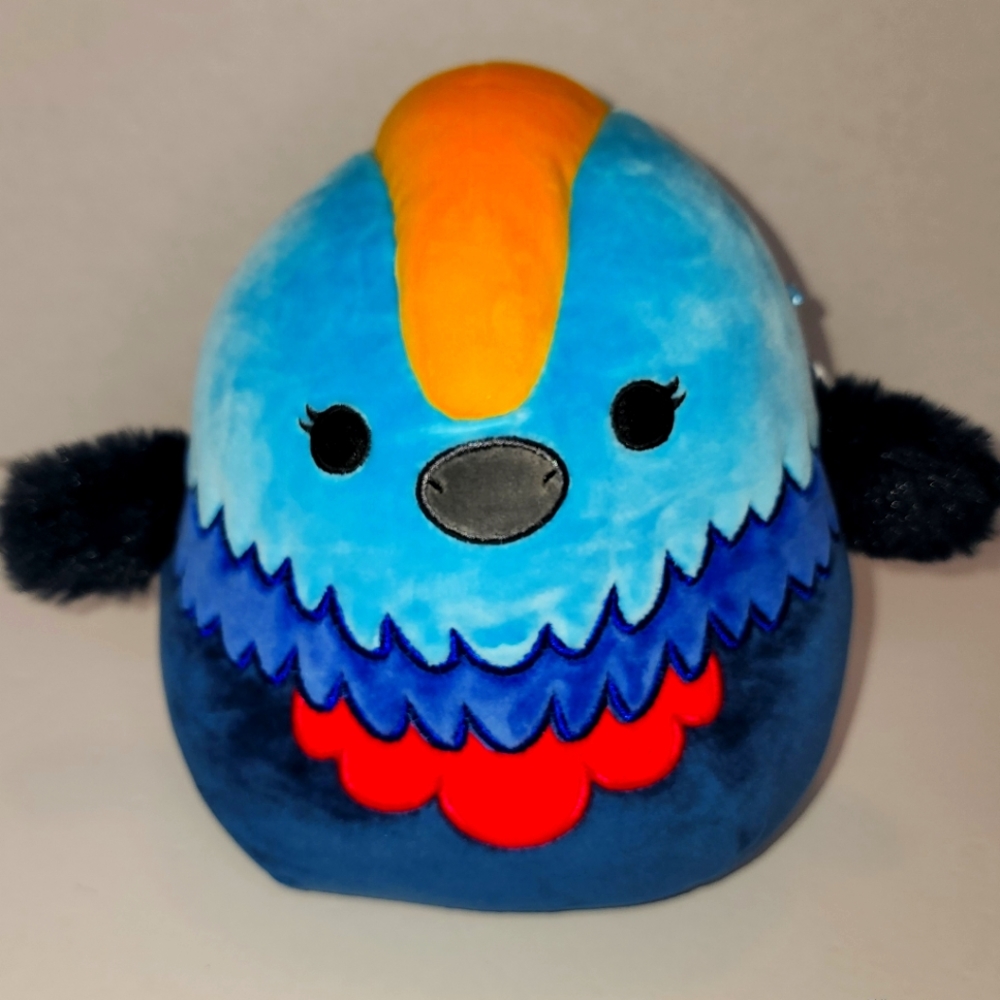 🎂MELROSE 🐦 Blue Cassowary Original Squishmallow by Kelly Toy ☆》NWT 《☆